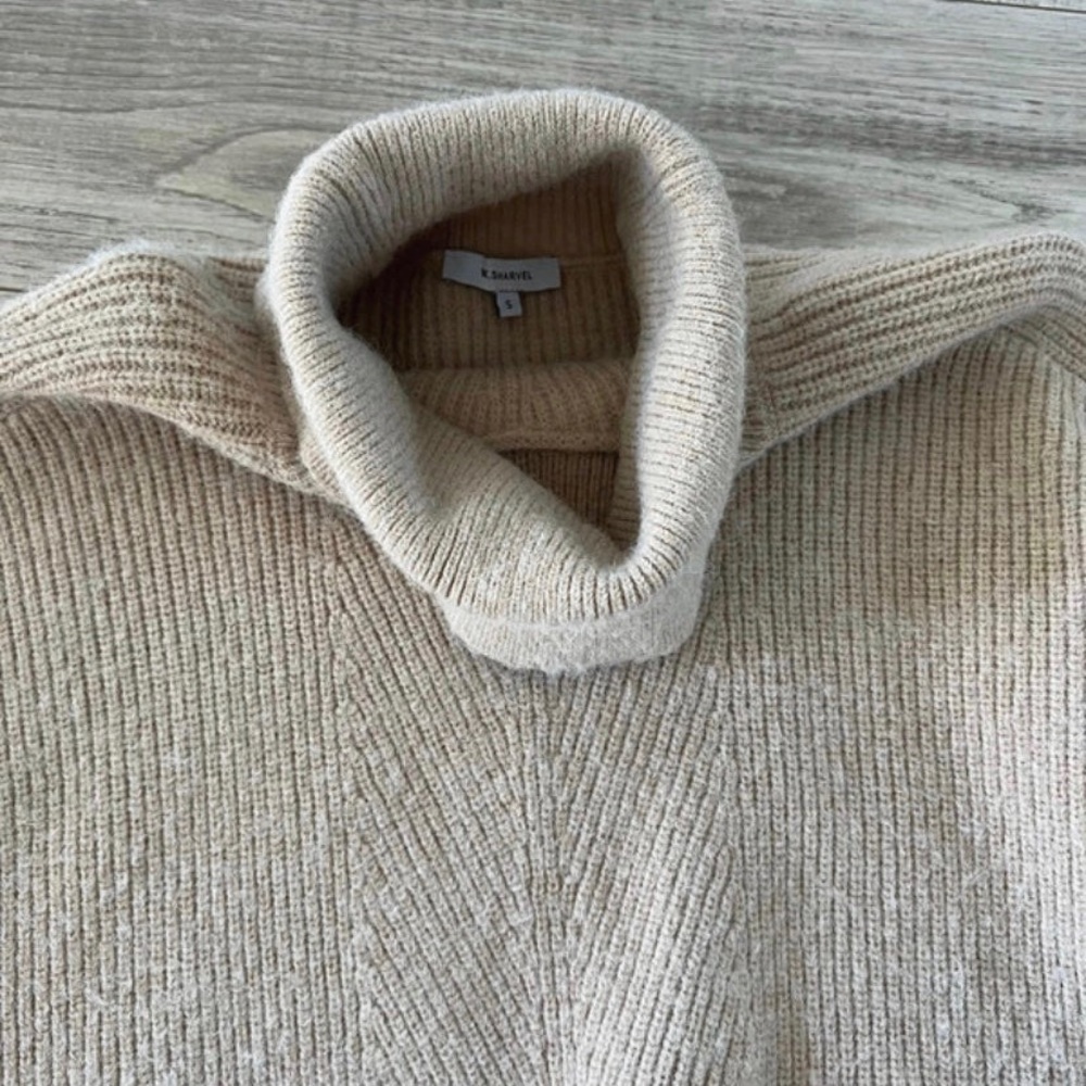 Turtleneck Wool Sweater - Picture 2 of 2